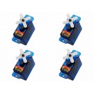 Hitec (4) HS-5055MG x4 Economy Metal Gear Feather Servo