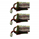 Vampowerpro Platinum (3) 350mAh 3S (11.1v) 35C Lipo Battery x3 w/ JST Connector