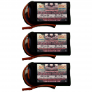Vampowerpro Platinum (3) 450mAh 2S (7.4v) 35C LiPo Battery x3 w/ JST Connector