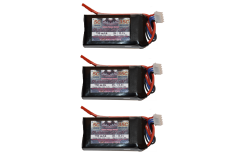 Vampowerpro Platinum (3) 750mAh 3S (11.1v) 35C LiPo Battery x3 w/ JST Connector