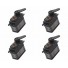 Hitec (4) D945TW x4 32-Bit, Multipurpose, Titanium Gear Servo 