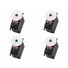 Hitec (4) HS-225BB 4x Mighty Mini BB Servo NEW