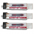 Vampowerpro Platinum (3) 180mAh 1S (3.7v) 45C Lipo Battery x3 w/ EFlite Connector