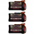 Vampowerpro Platinum (3) 450mAh 3S (11.1v) 35C LiPo Battery x3 w/ JST Connector