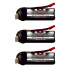 Vampowerpro Platinum (3) 950mAh 3S (11.1v) 35C LiPo Battery x3 w/ JST Connector